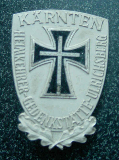 Austrian WW2 Wehrmacht Veterans Memorial Badge
