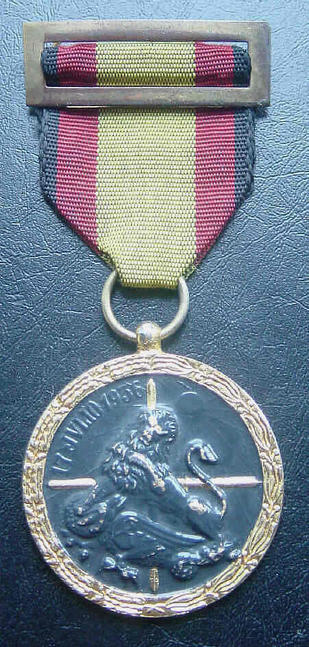 Spanish Civil War Commemorative Medal