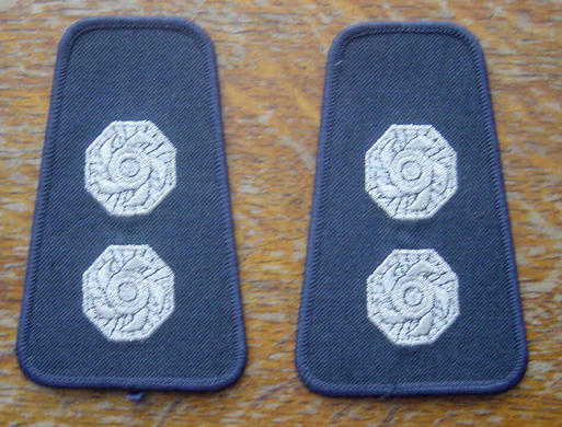 British Fire Service Machine Embroidered Rank Insignia