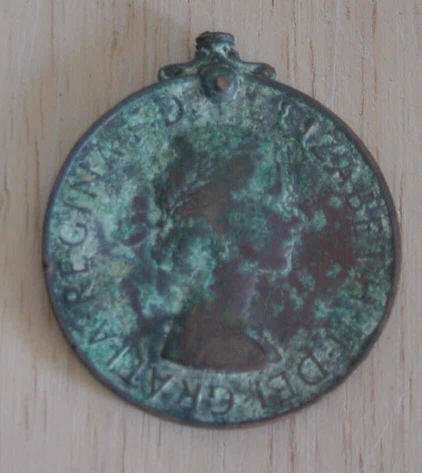 British Special Constabulary Faithful Service Medal Disc EIIR Dug Up