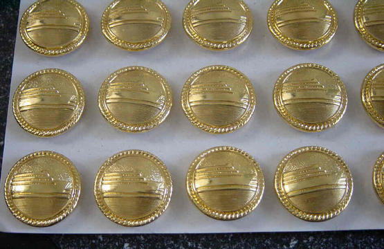 Old Gilt Brass Cruise Ship Uniform Buttons Firmin London Art Deco