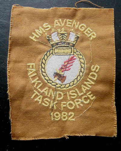 British Royal Navy Campaign Patch Falkland Islands RN 1982