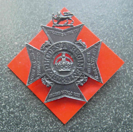 Rhodesian Regiment Cap Badge Army Former Rhodesia Pre Zimbabwe