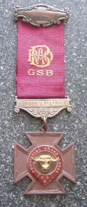 WW2 RAOB Grand Primo Medal Newark
