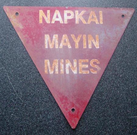Cyprus UN Mines Warning Sign