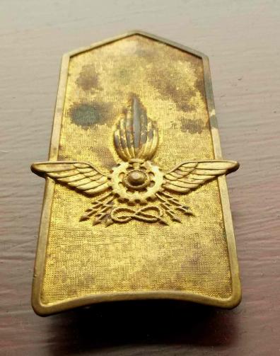 Italian Army Motor Transport Shoulder Epaulette Badge WW2 Italy