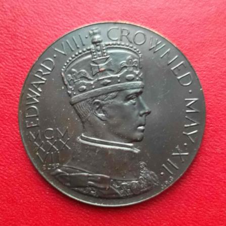 British and Commonwealth King Edward VIII Coronation Medal 1937