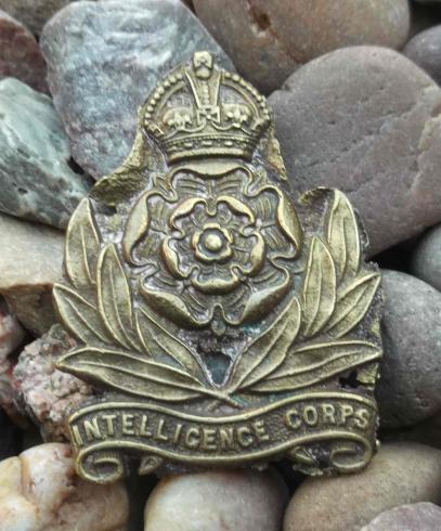 British Army Intelligence Corps Reject Cap Badge GVIR