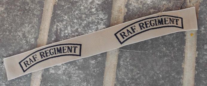 British RAF Regiment Tropical Shoulder Titles Royal Air Force