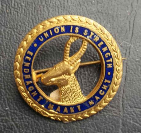 South African Army Veterans General Service Sweetheart Badge Brooch