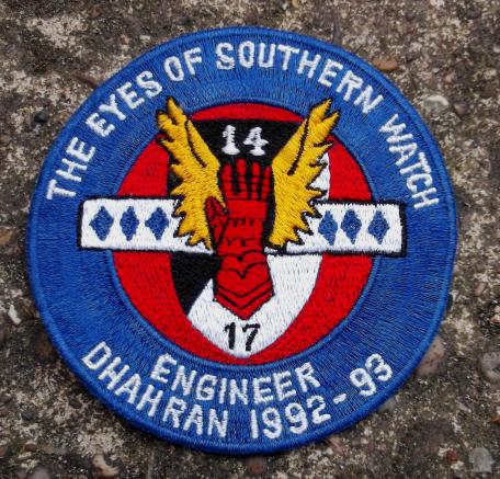 United States Veterans Gulf War Patch USAF Engineers Southern Watch