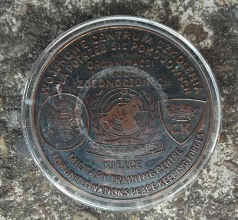Polish Army United Nations Military Training Centre Plaque UN Poland