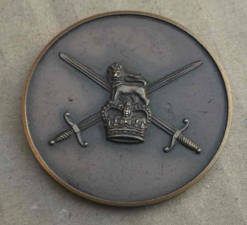 British Army Soccer Medal Middle East Land Forces Football