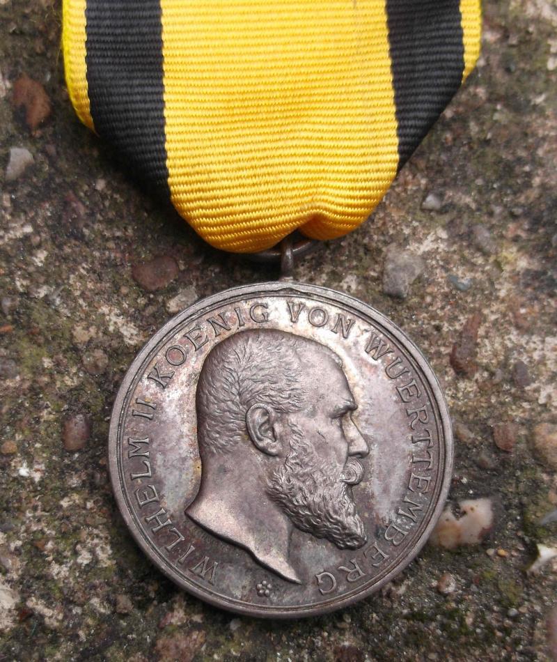 Imperial German Württemberg Military Merit Medal Silver Grade