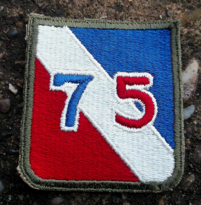 United States WW2 US Army 75th Infantry Division Uniform Patch