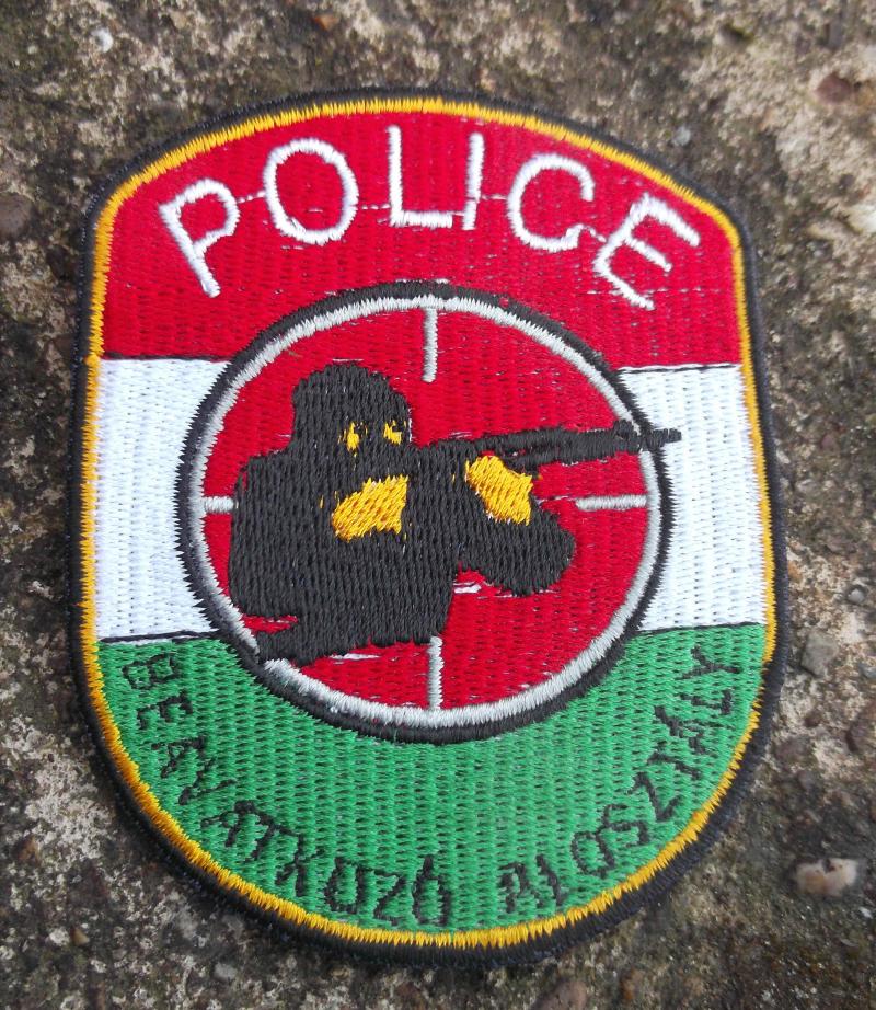 Hungarian Police Special Unit Arm Patch Hungary Sniper