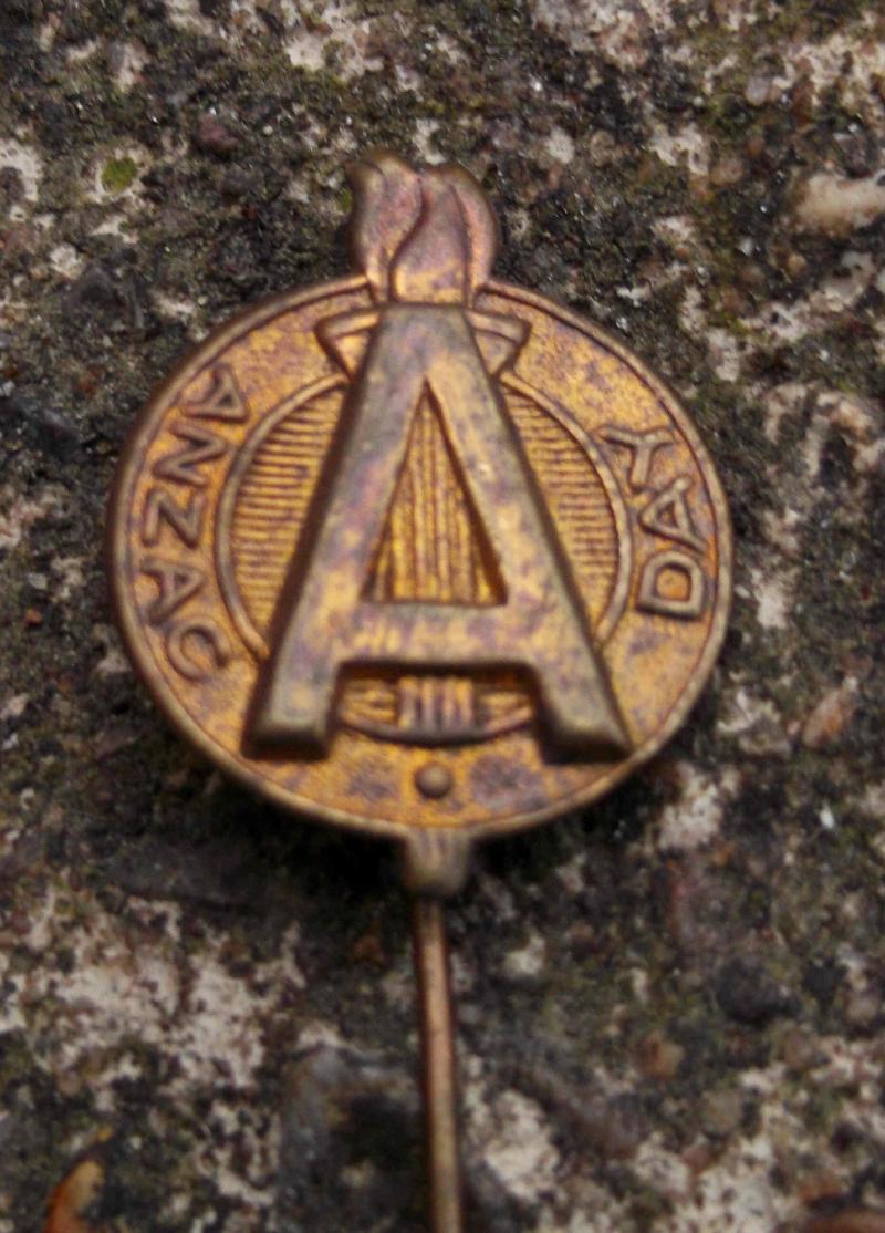 Vintage Australia New Zealand Anzac Day Stick Pin Badge