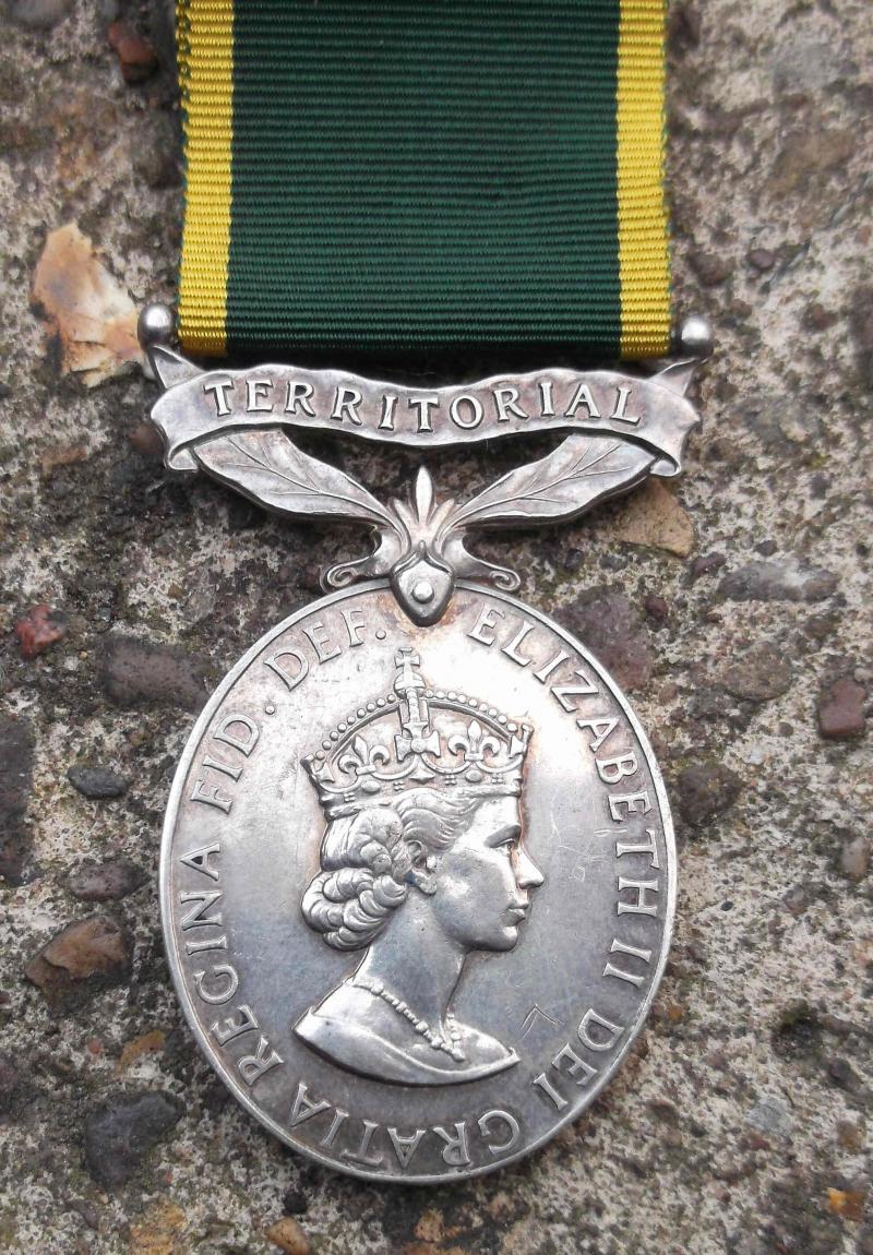 British Army TEM Territorial Efficiency Medal Renamed EIIR
