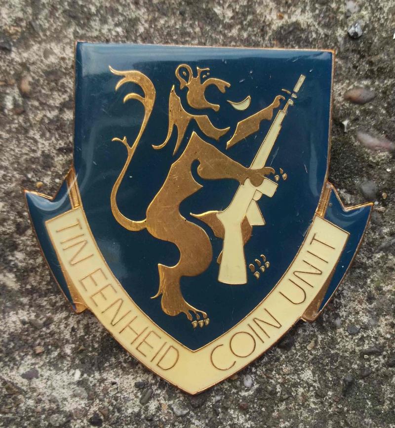 South African Police Police Counter-Insurgency Badge SAP