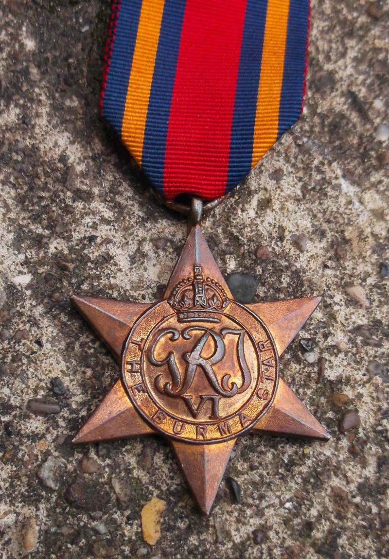 Indian Army WW2 Burma Campaign Star Medal Named
