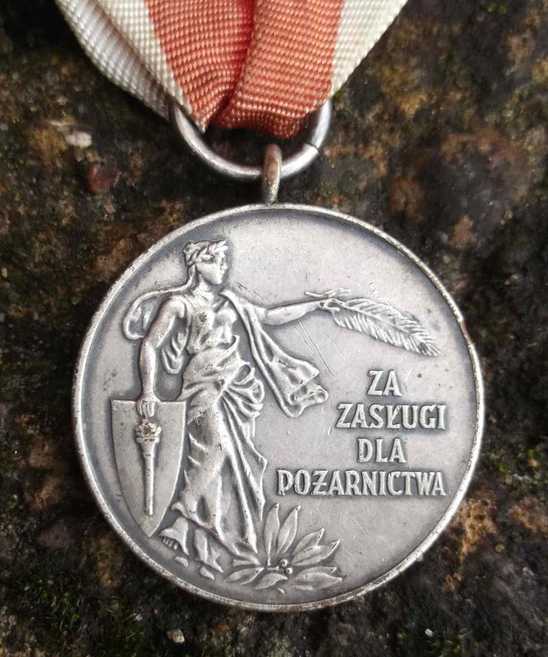 Poland Fire Brigade Medal Class 2 Polish Firefighters Merit