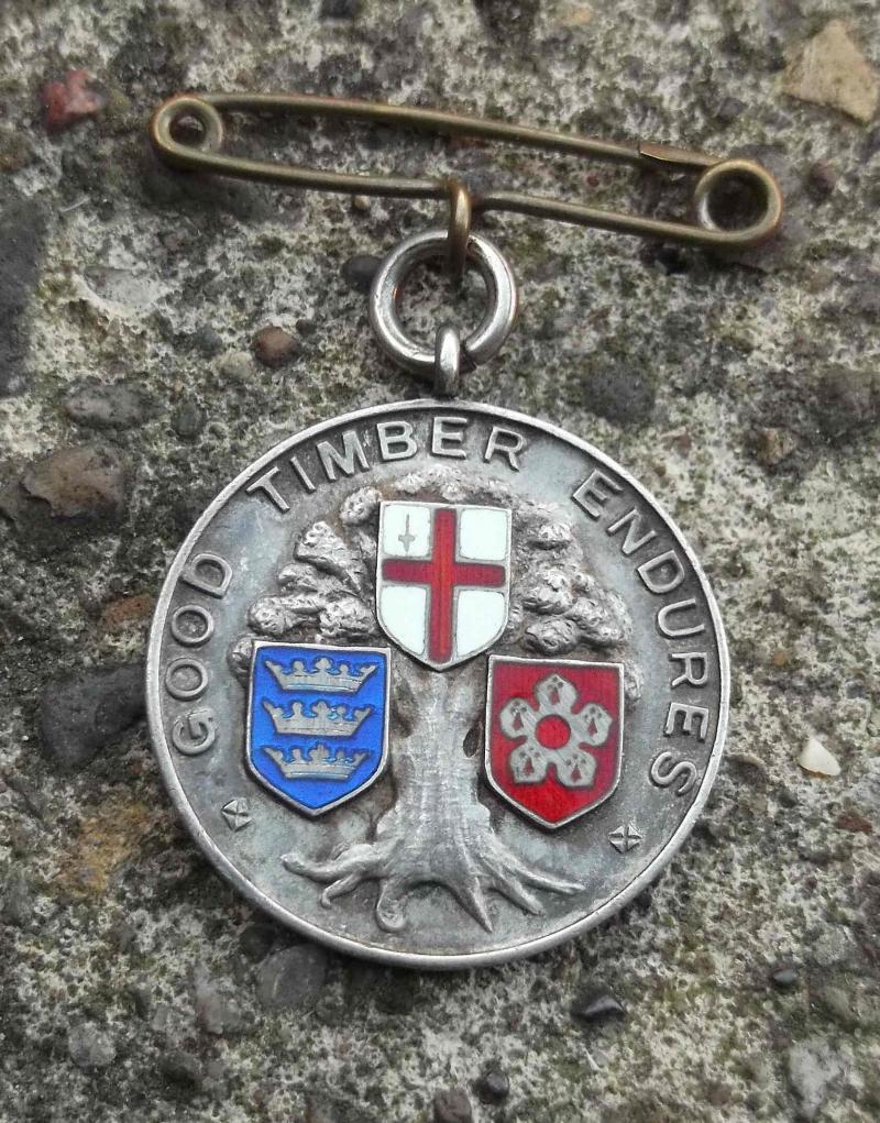 Vintage Silver Timber Company Commemorative Medal 1938