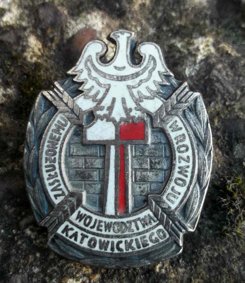 Polish Peoples Republic Katowice Province  Development Award Badge
