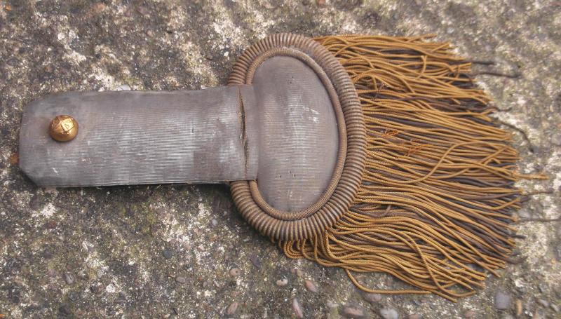 Vintage French Army Colonial Epaulette France Relic