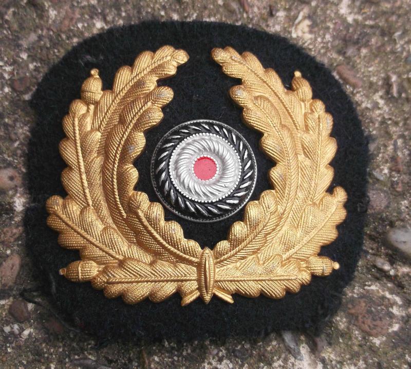German WW2 KM Aluminium Navy Cockade Wreath