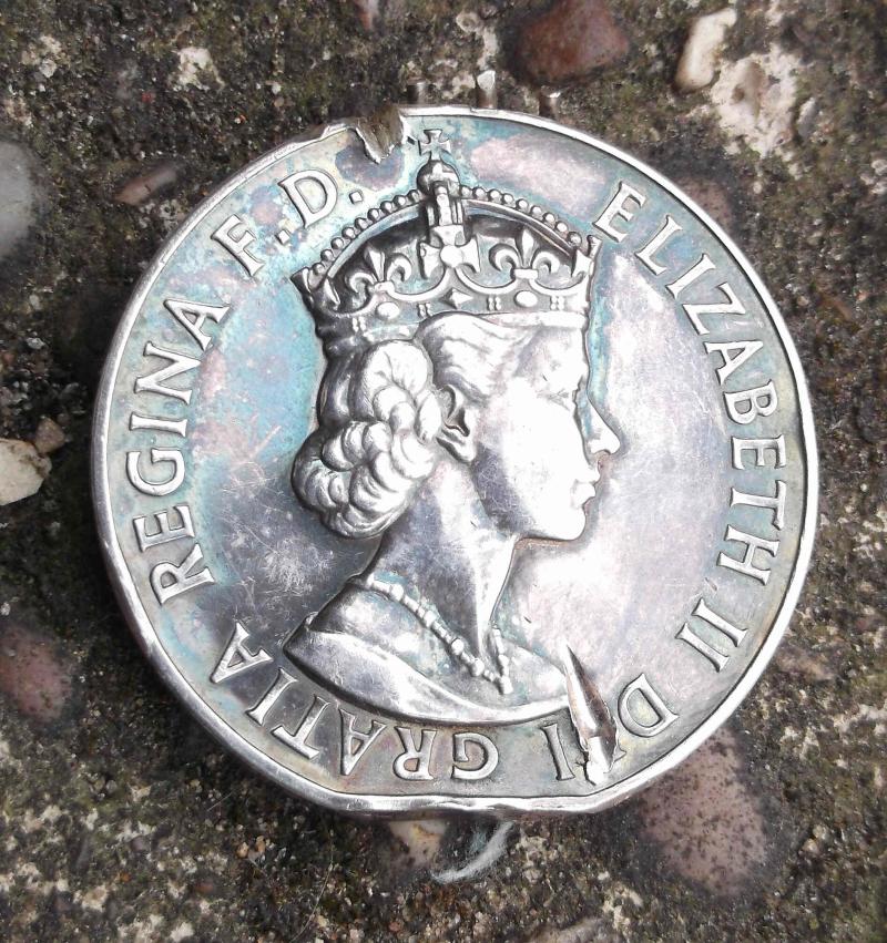 British Army Campaign Service Medal Disc Green Howards