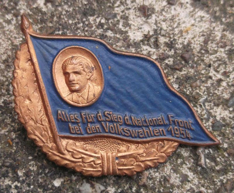 East Germany FDJ Youth Badge 1954 Former DDR Cold War