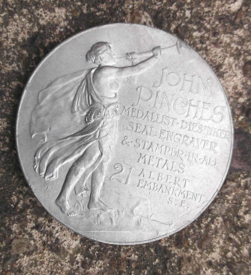 British John Pinches Medal and Medallion Maker trade Token