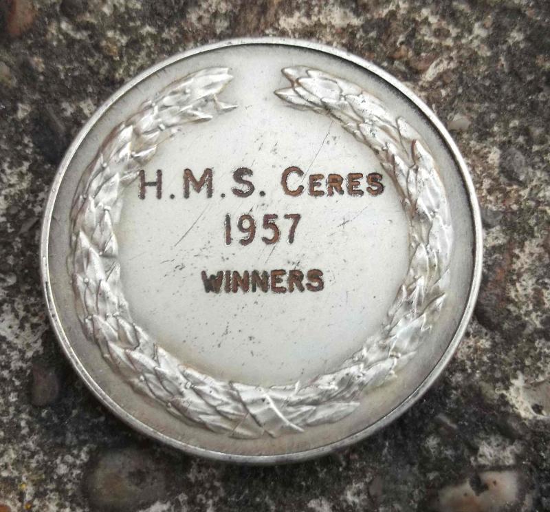 British Royal Navy Sports Medal HMS Ceres RNR