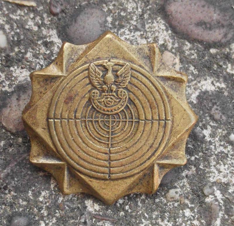 Cold War Communist Poland Rifle Association Shooting Merit Badge