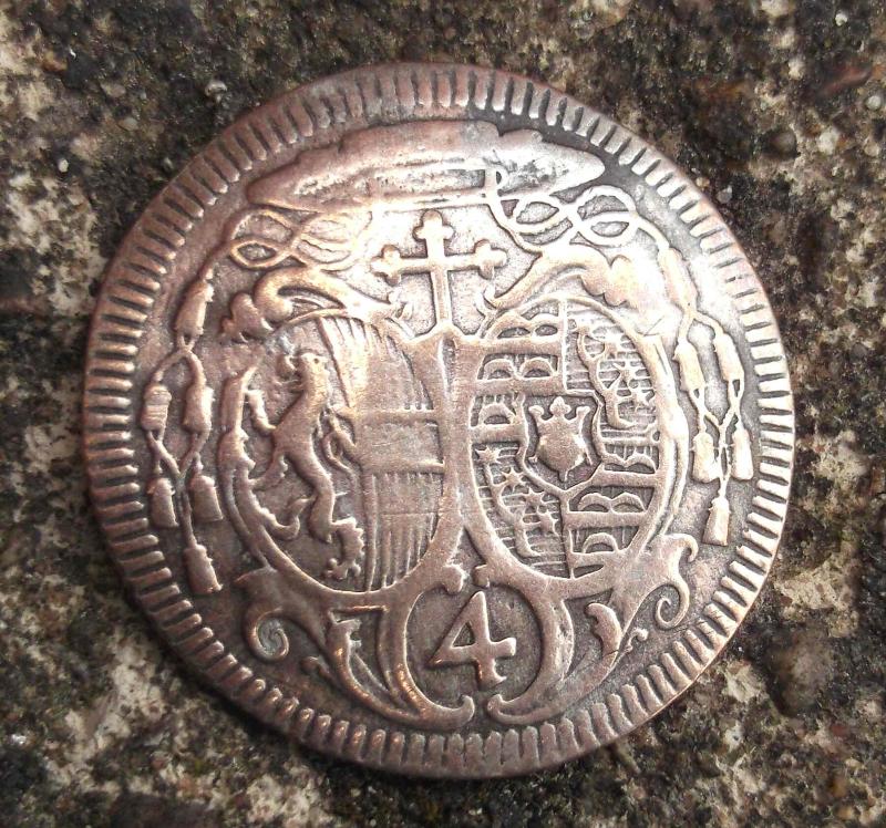 Austria 1731 4 Kreuzer Silver Coin Relic