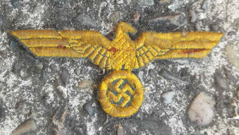 German Navy WW2 KM Coastal Artillery Breast Eagle