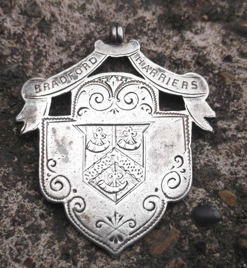Victorian Bradford Harriers Silver Fob Sports Medal