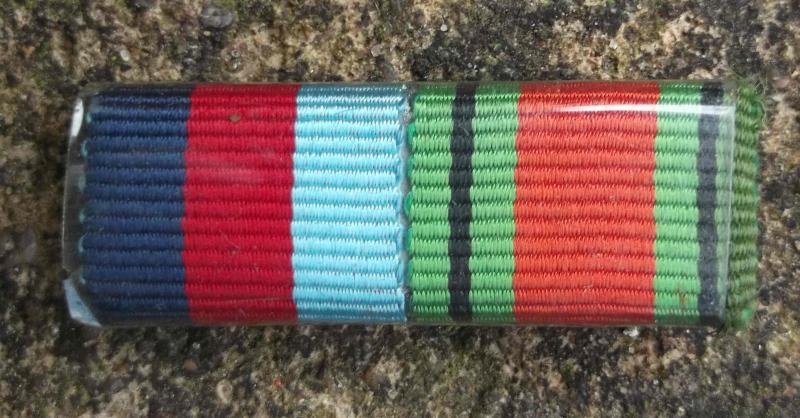 British and Commonwealth WW2 Military Medal Ribbon Bar