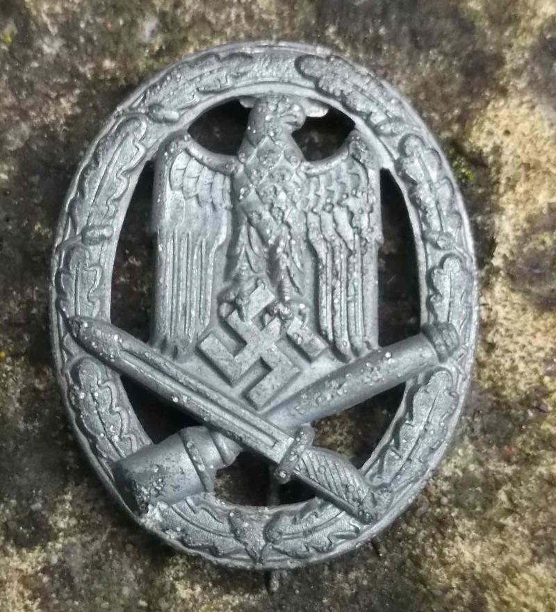 German Third Reich General Assault Wehrmacht Award Badge