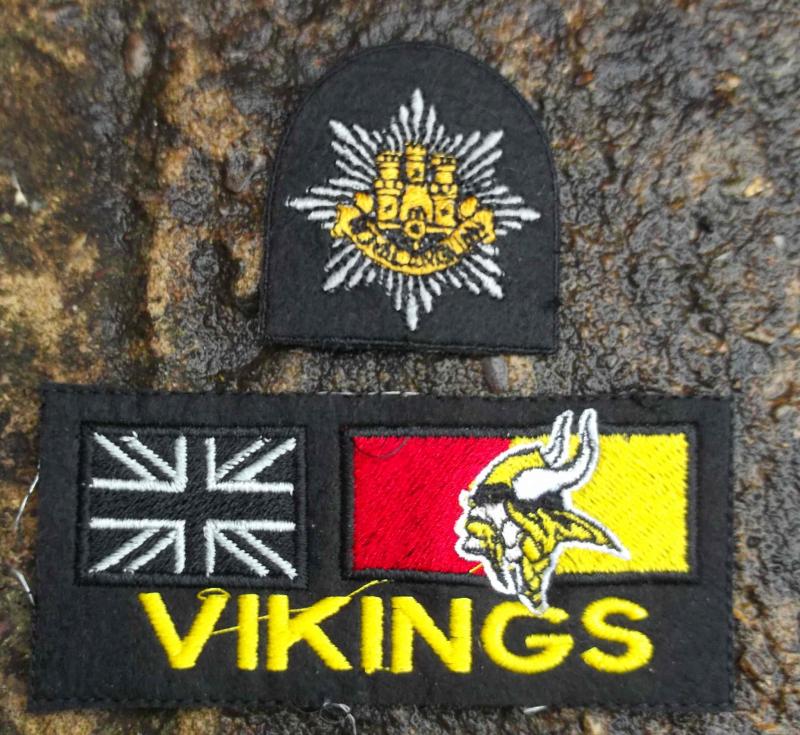 British Army Royal Anglian Regiment 1st Battalion Patches