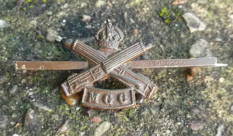British Army Veterans Pin MGC Machine Gun Corps WW1