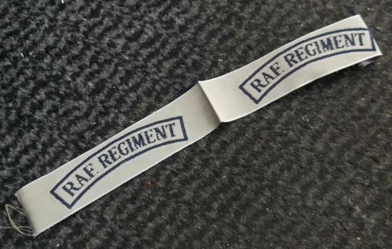 British RAF Royal Air Force Regiment Tropical Shoulder Titles