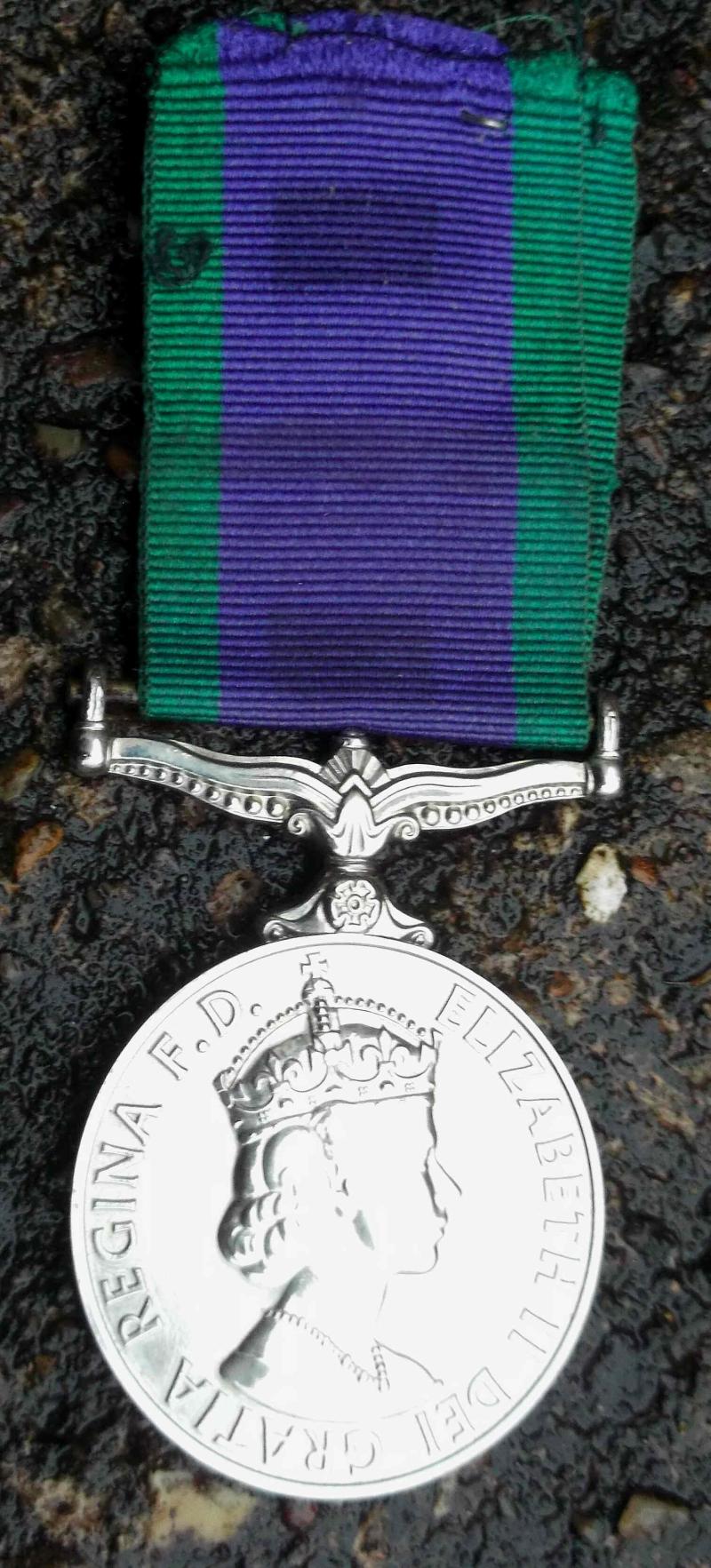 British Army Campaign Service Medal Named Reproduction