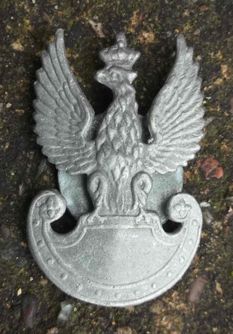 Polish WW2 Army in Exile Cap Badge Poland Copy