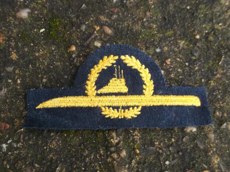 West German Navy Submarine Uniform Patch Cold War Era a