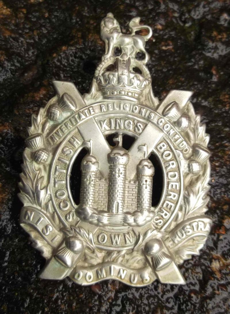 British Army WW2 KOSB Cap Badge Kings Own Scottish Borderers