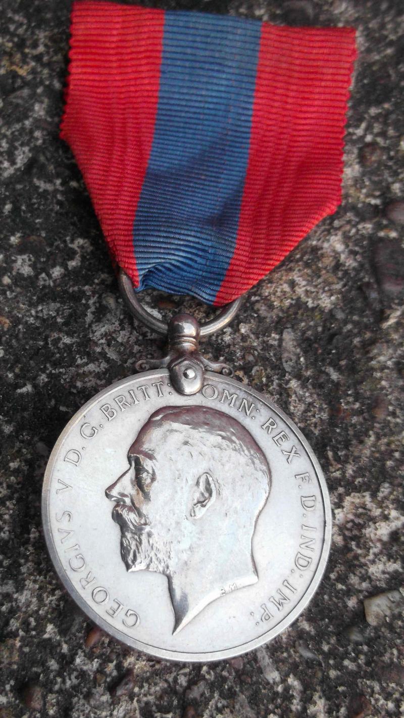 British Imperial Service Medal King George V Freddy Hudson