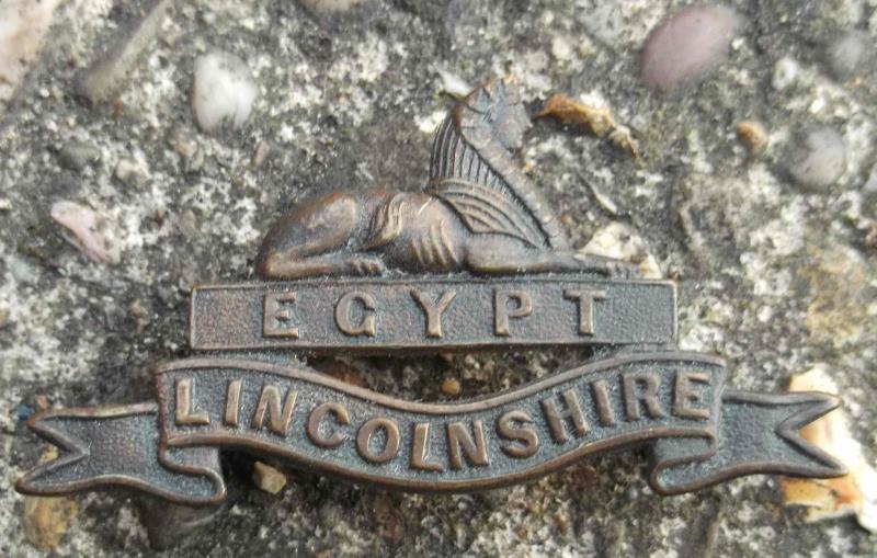 British Army WW1 Lincolnshire Regiment Officer's Collar Badge