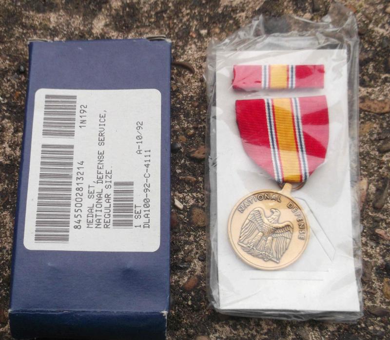 USA Armed Forces National Defense Service Medal (NDSM) United States