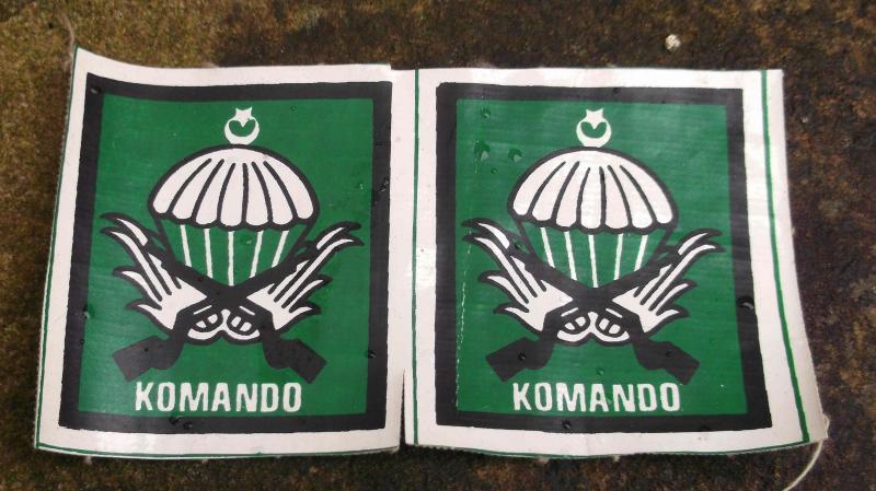 Turkish Military Airborne Commando Patches Pair Turkey